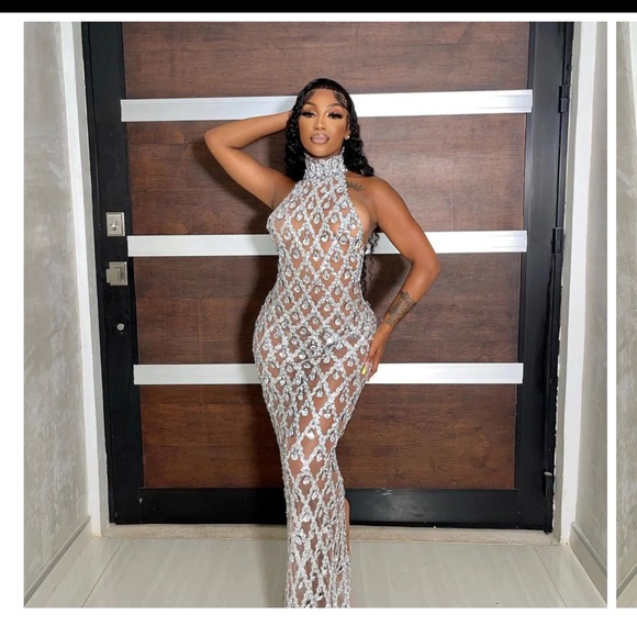 Silver jewel dress - Picture 2 of 2